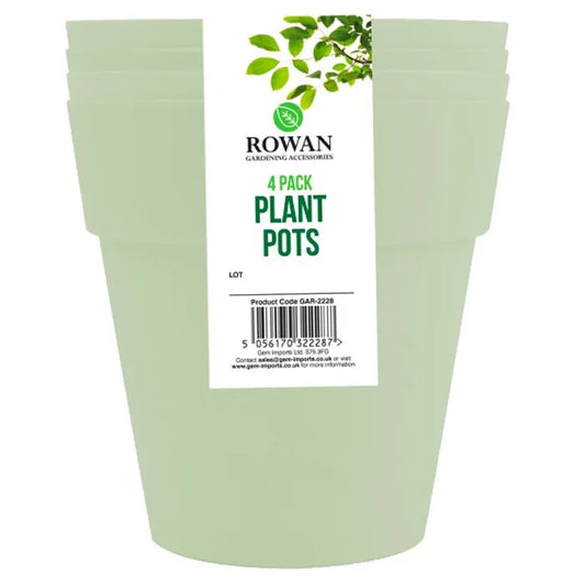 Rowan 4 Pack Plant Pots height: 4″