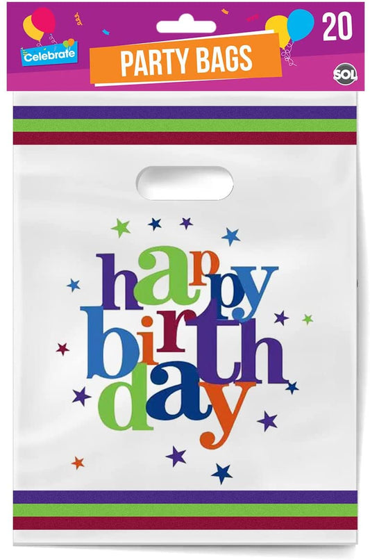 U party birthday loot bag 8 pack