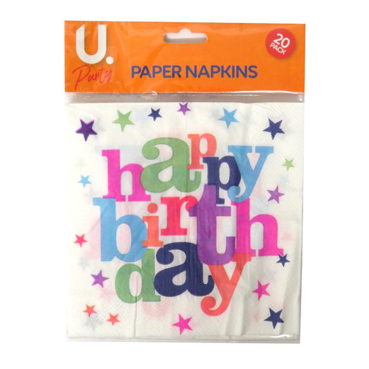 U party Paper napkins 20PACK