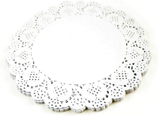 White paper doilies