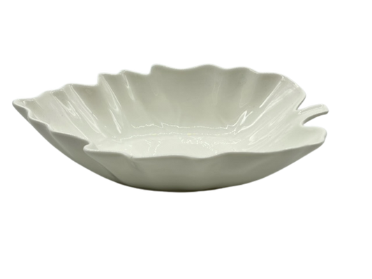 Ceramic Fruit Bowl 3PCS 8.5″-10″-11.5″ (Leaf Design)